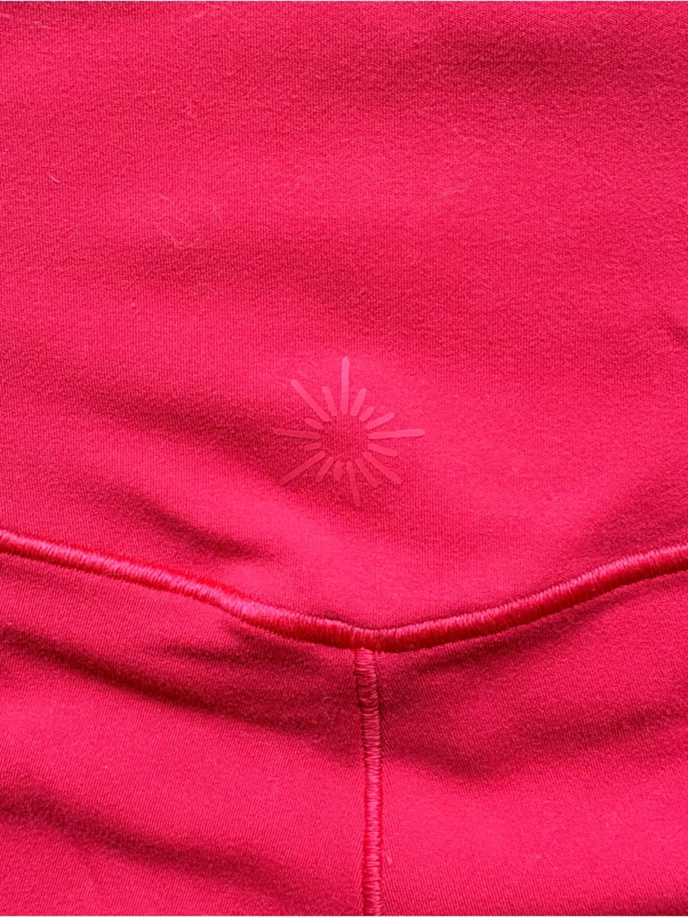 aerie Offline High-Rise 7/8 Leggings in Vibrant Red - NWOT - Picture 3 of 6